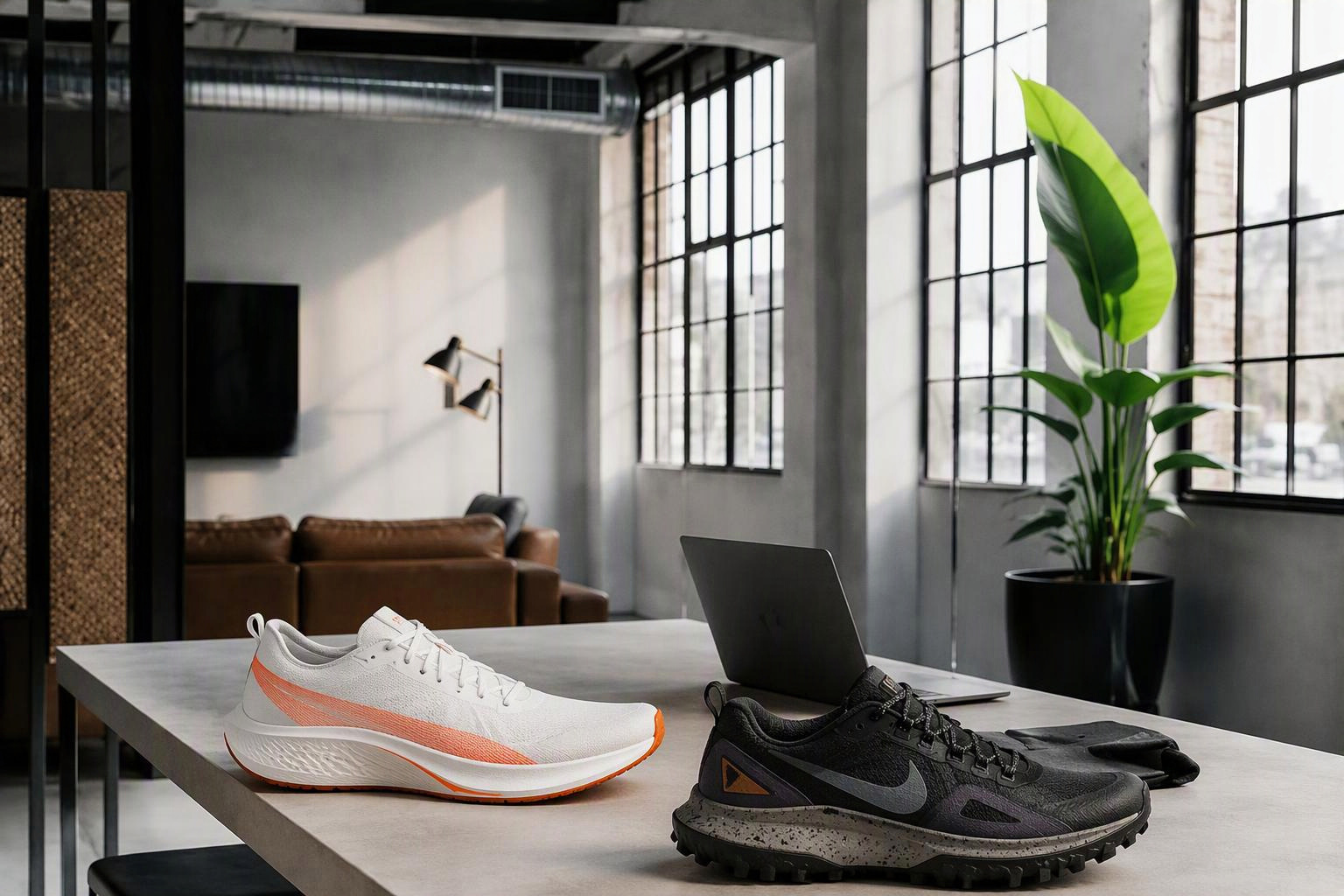Performance footwear retail display